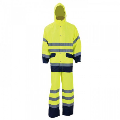 1823 High-Vis PU Rainsuit, 1823 High-Vis PU Rainsuit