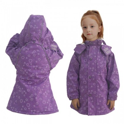 Children PU Rainjacket with lining, 0673